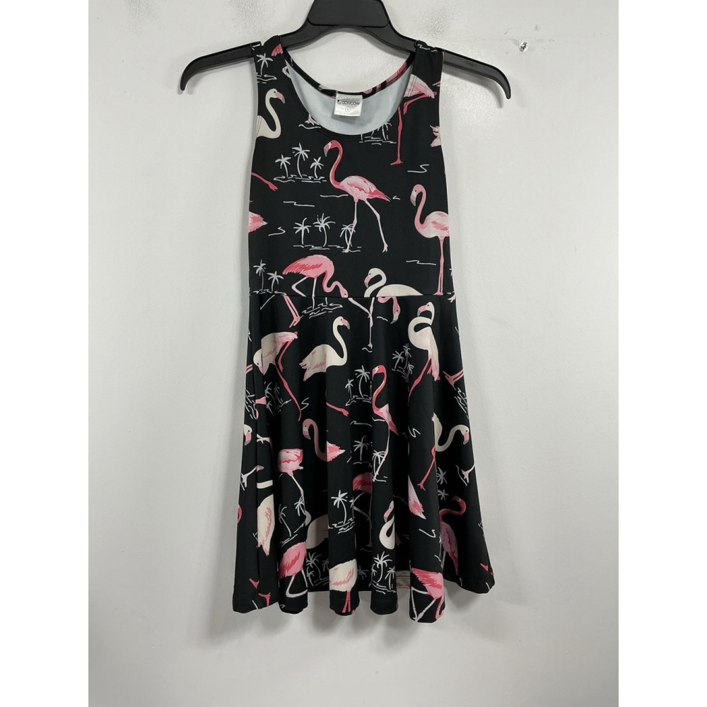 Womans Excellent Condition Cow Cow Pullover Fit & Flare Dress Small Black